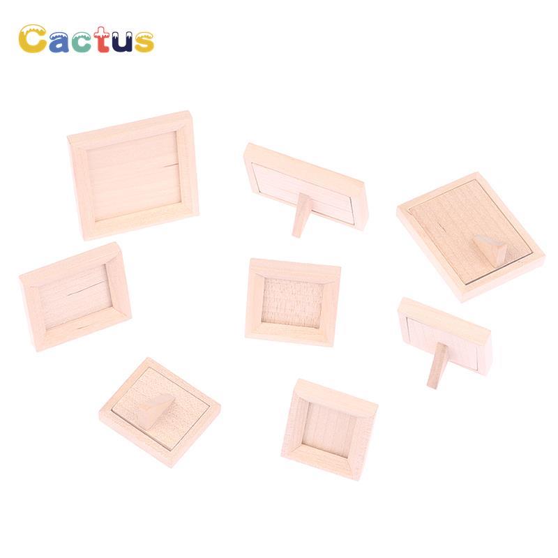 Engraved Wood Frame - Cadre Photo Miniature en bois pour