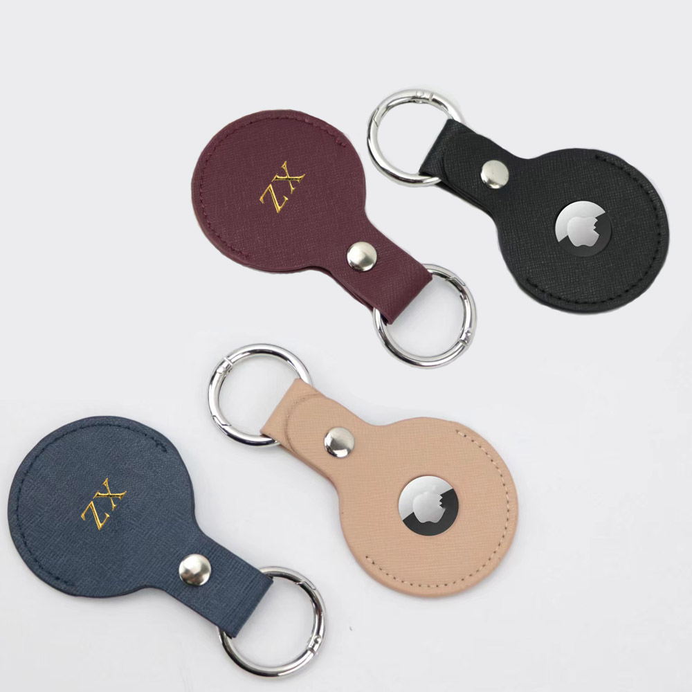 Lettres initiales en or person - Monogram Keychain Leather avis et prix