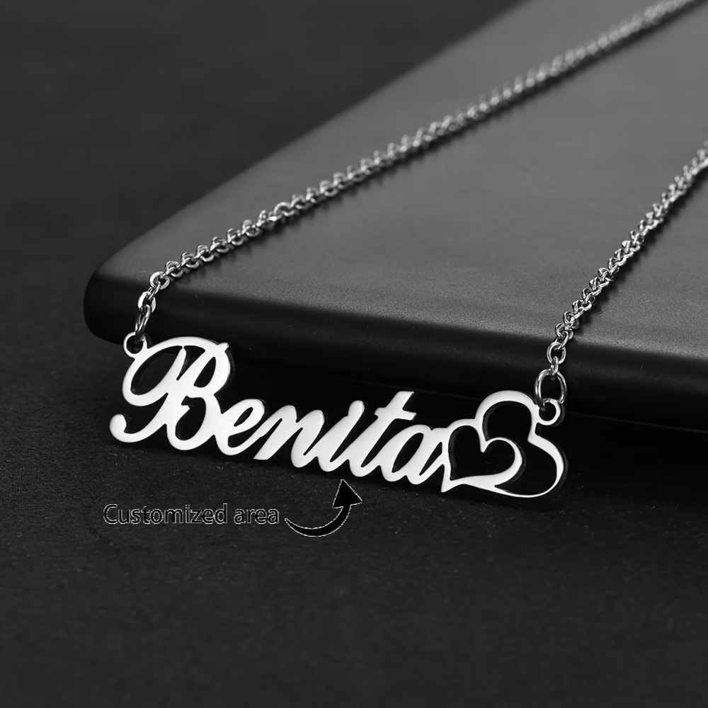 Collier personnalisé à double  - Name Necklace Custom avis et prix