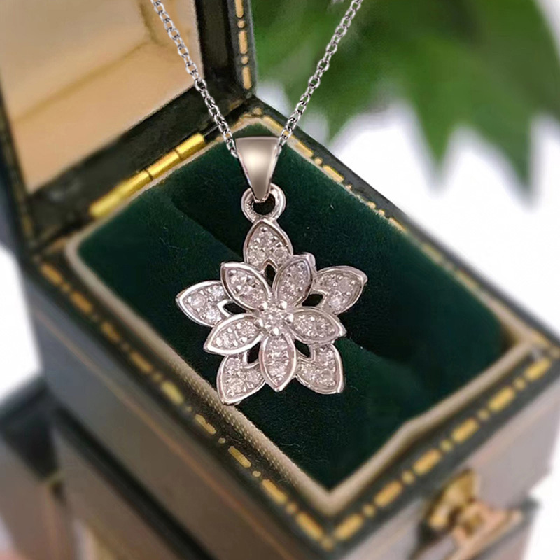 Collier de fleurs en argent St - Birth Flower Necklace avis et prix
